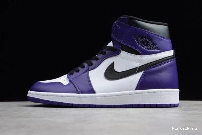 PURPLE JORDAN HIGH 1 AIR COURT 0719